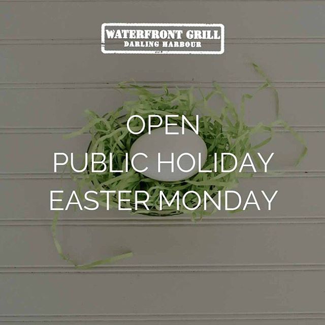 Happiness is ... public holidays with by the waterfront.
We Are Open for the Easter Monday Public Holiday: Join us! And don't forget to thank our wonderful staff for dishing up the steaks, ribs, burgers beers, wines and cocktails while we sit back an