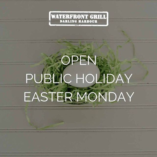 Happiness is ... public holidays with by the waterfront.
We Are Open for the Easter Monday Public Holiday: Join us! And don't forget to thank our wonderful staff for dishing up the steaks, ribs, burgers beers, wines and cocktails while we sit back an